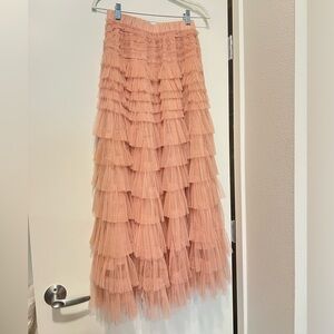 Twinset tulle maxi skirt
